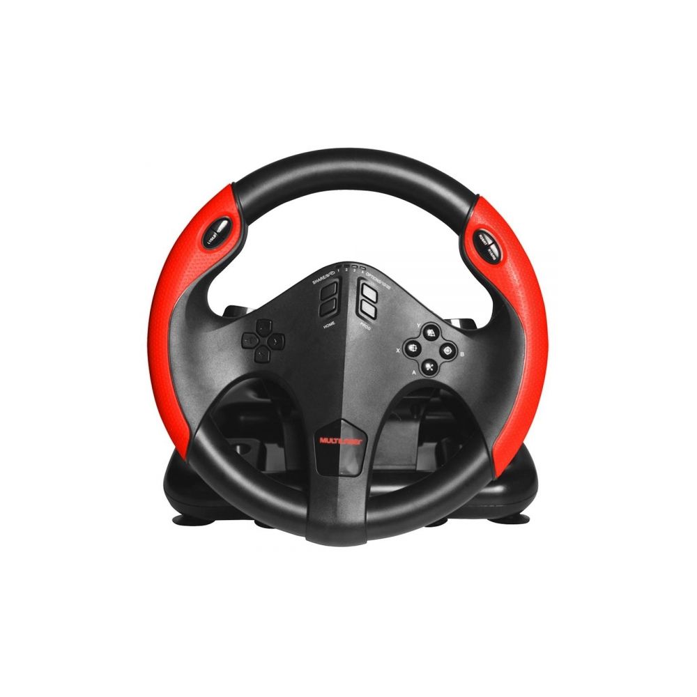 Volante Gamer Multiplataforma JS087 Preto - Multilaser 