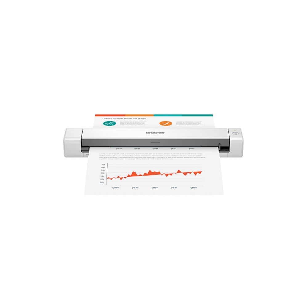 Scanner Portátil DS640 USB Branco - Brother 