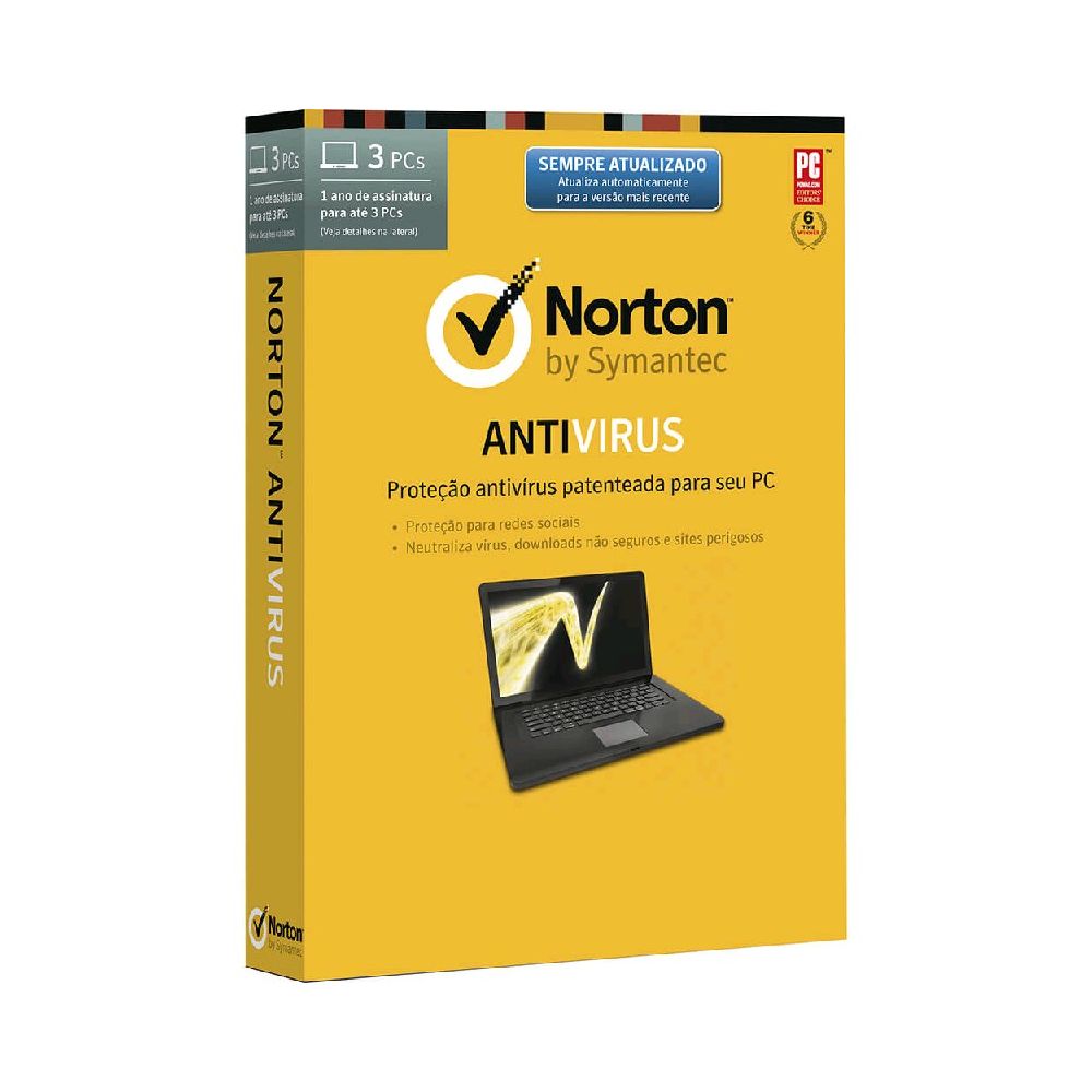 Norton Antivirus 21.0 BR 05 Usuários 2014 - Symantec