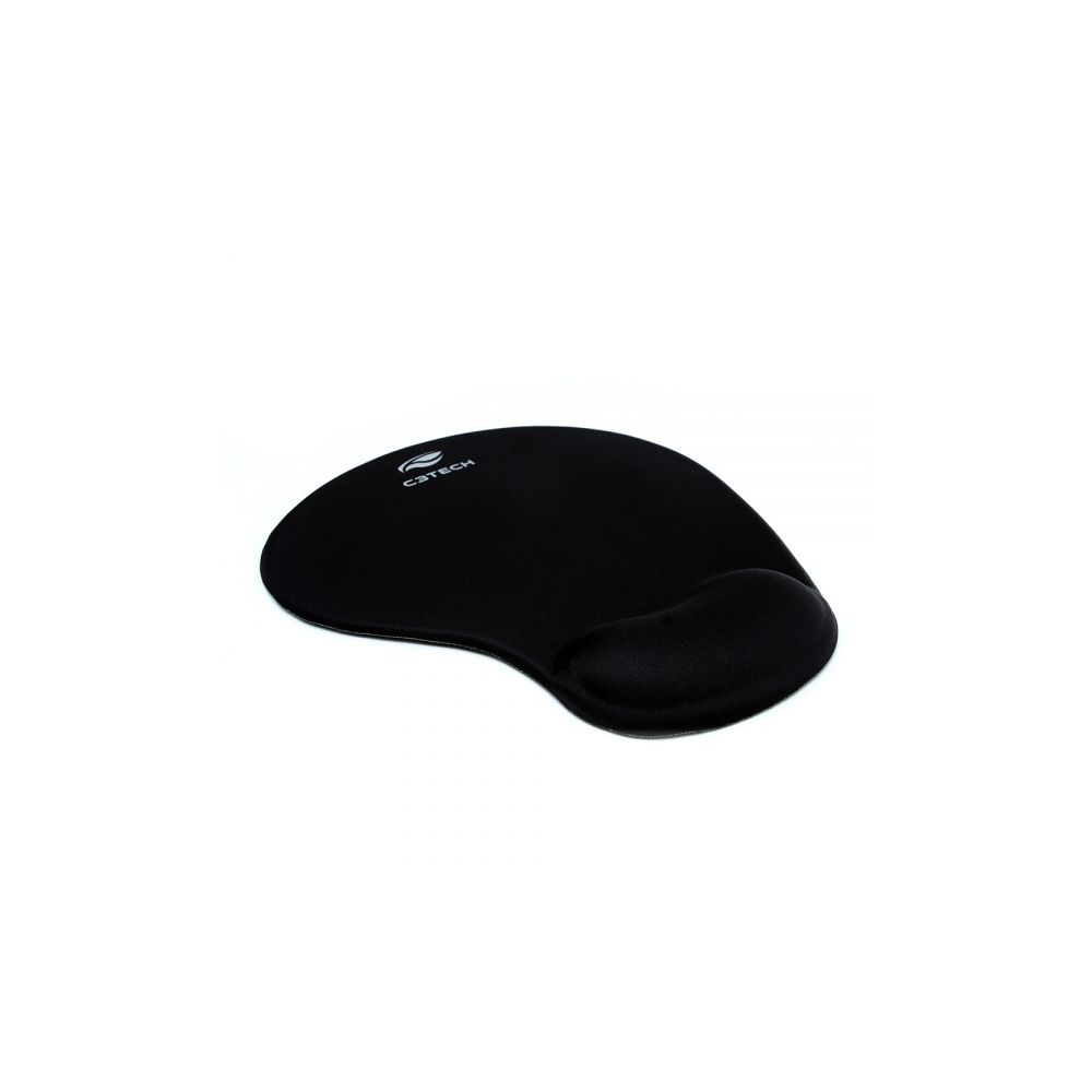 Mouse Pad com Apoio em Gel MP-200 Preto - C3Tech