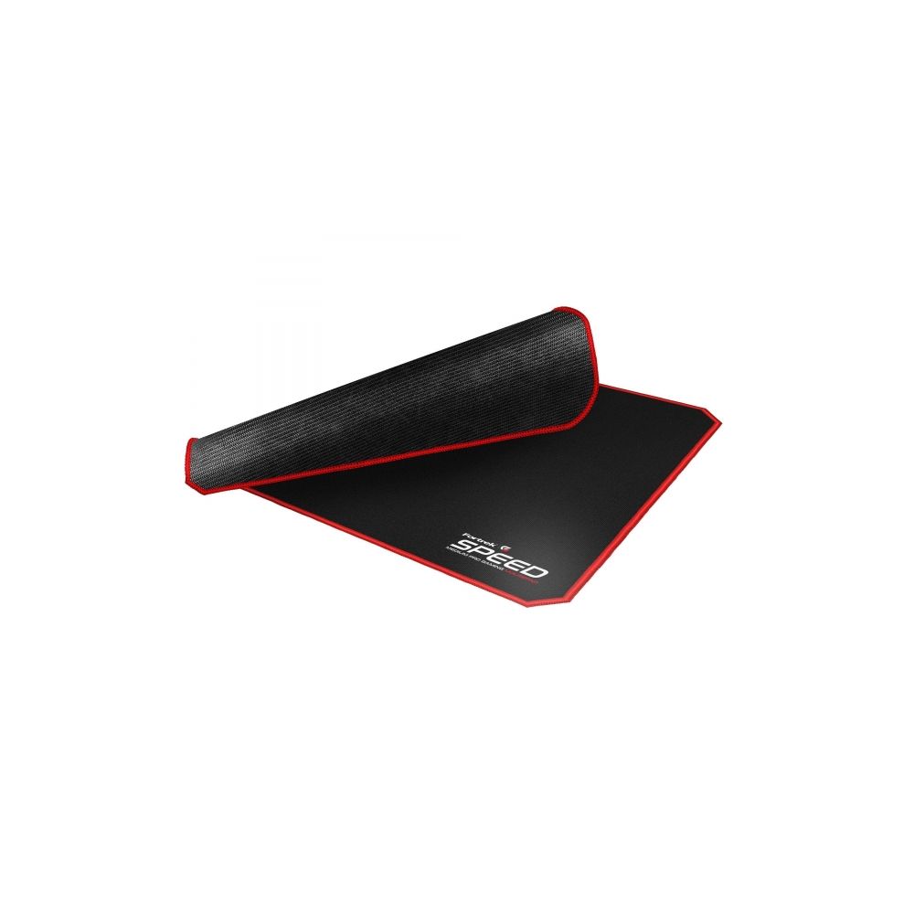 Mouse Pad Speed 320x240mm Preto com Borda Vermelha- Fortrek
