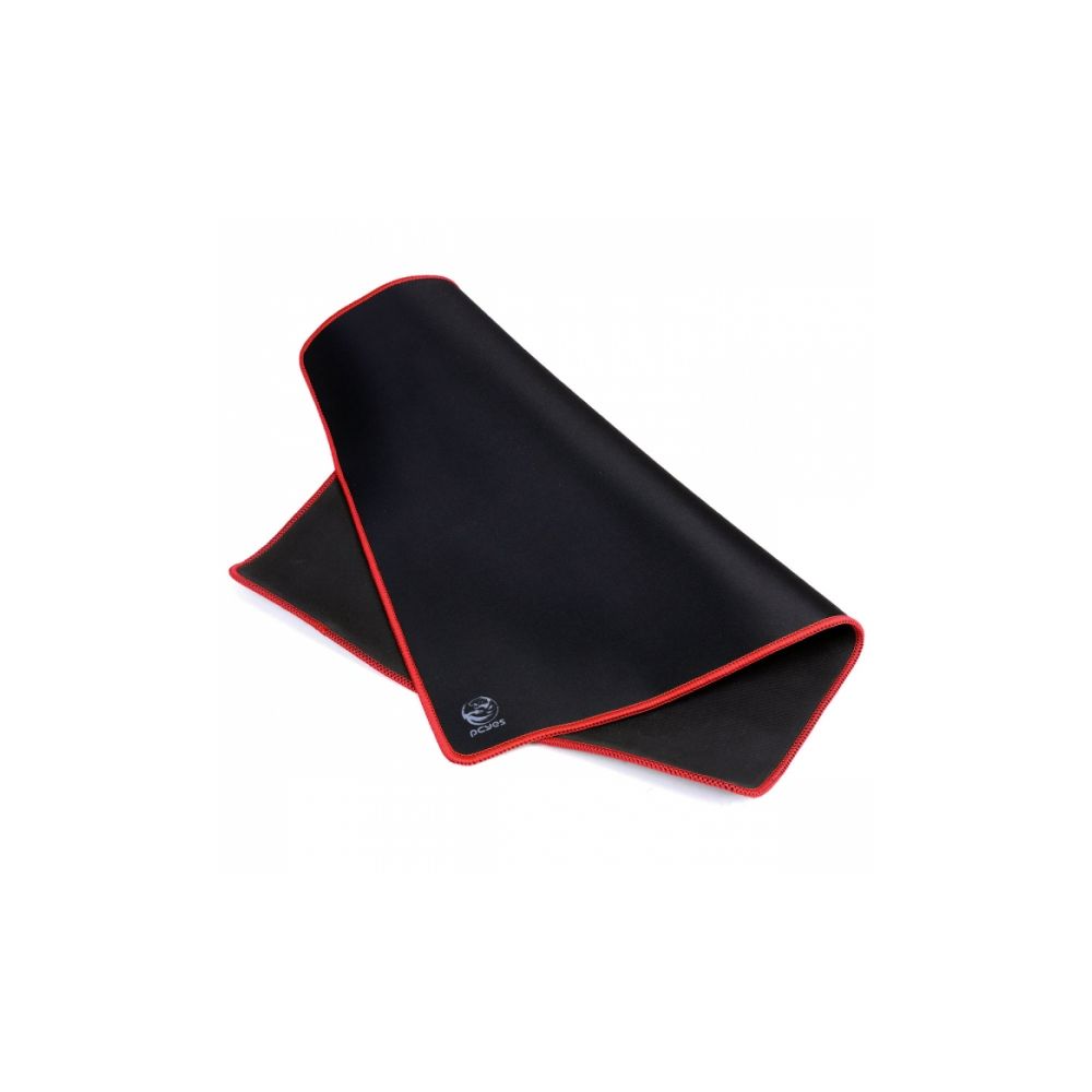 Mouse Pad Preto e Vermelho 500X400mm - Pcyes