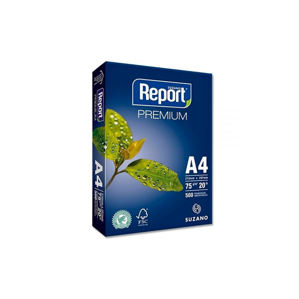 Papel A4 210x297 75g/m com 500 Folhas - Report