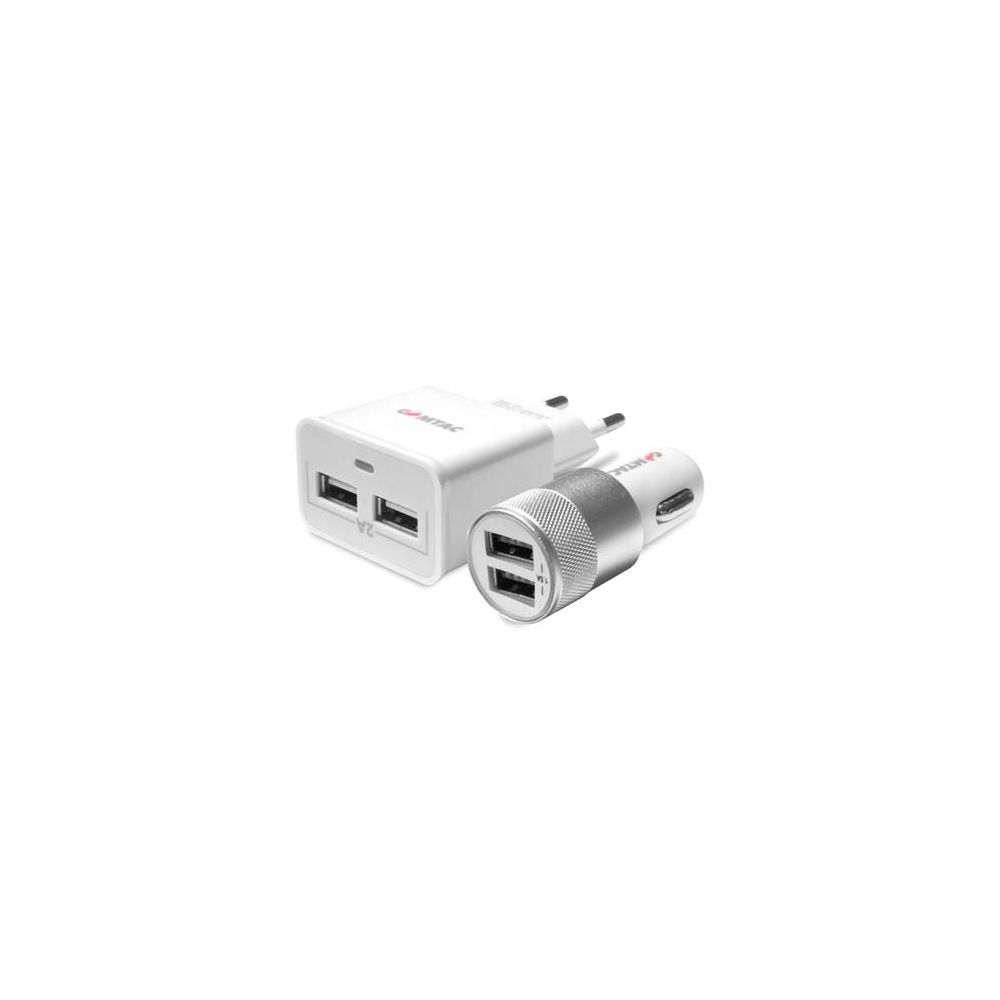 Carregadores USB - Veicular + Residencial - Comtac