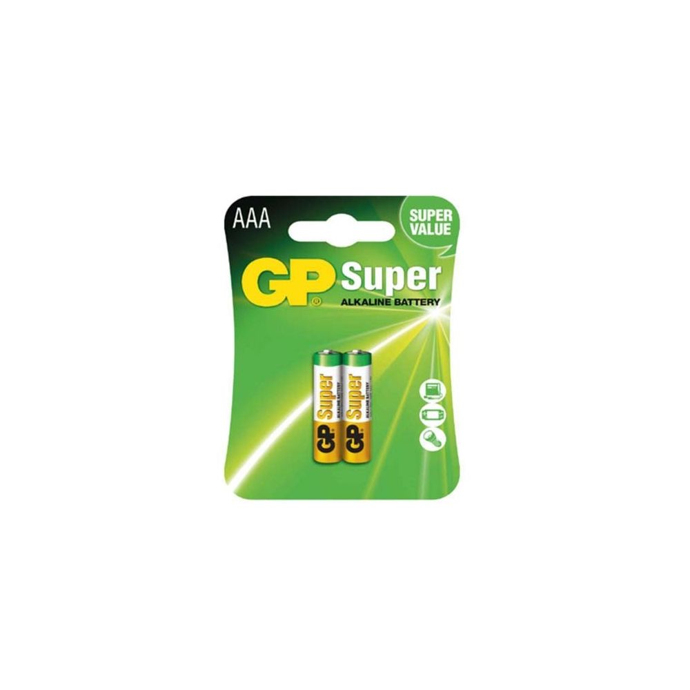 Pilha Alcalina AAA 02 Unidades 24A-C2 - GP Batteries