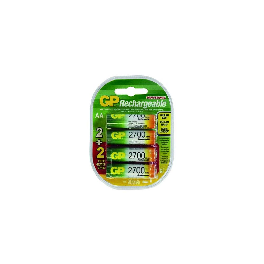 Pilha Recarregavel 2700Mah AA - Gp