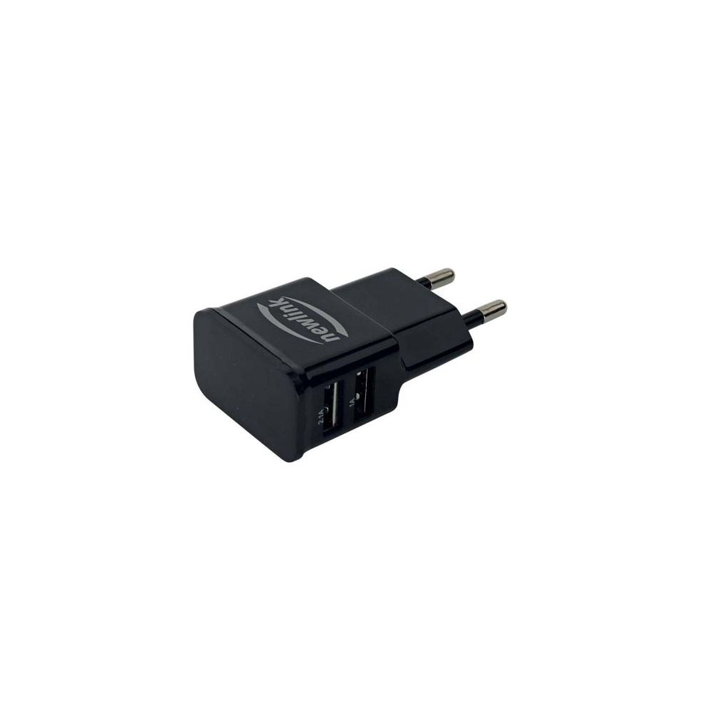 Carregador Tomada Usb Duo Preto – Newlink