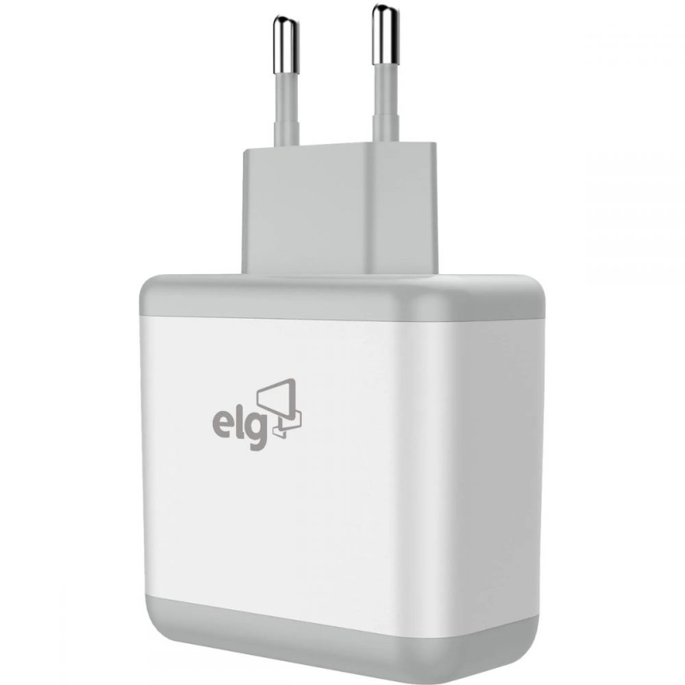 Carregador de Parede Universal USB Branco- ELG