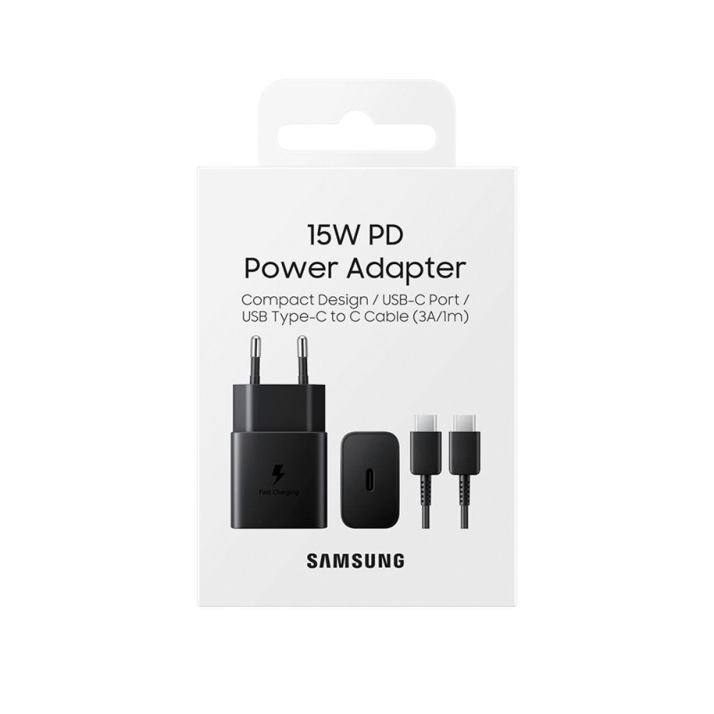 Carregador Rápido 15W C/ Cabo Bivolt Preto - Samsung