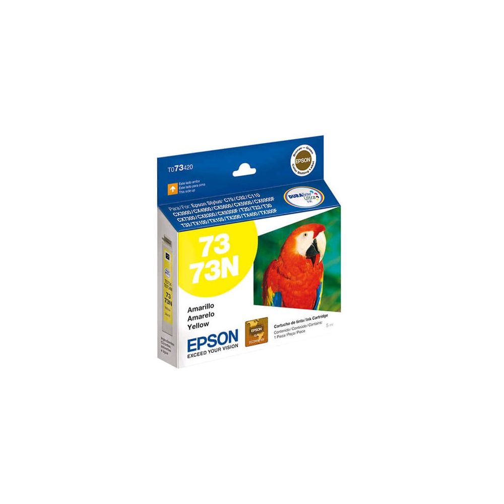 Cartucho de Tinta T073420BR Amarelo Original 5 ml - Epson