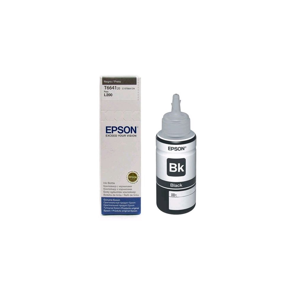 Refil de Tinta Original Preto 70ml T664120 - Epson