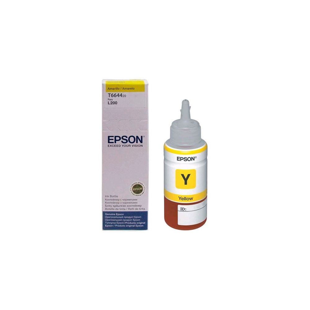 Refil de Tinta Original Amarelo 70ml T664420 - Epson