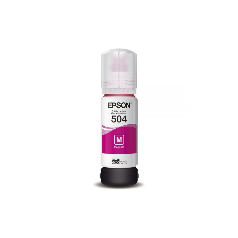 Garrafa de Tinta T504 Magenta 70ml Original T504320 - Epson