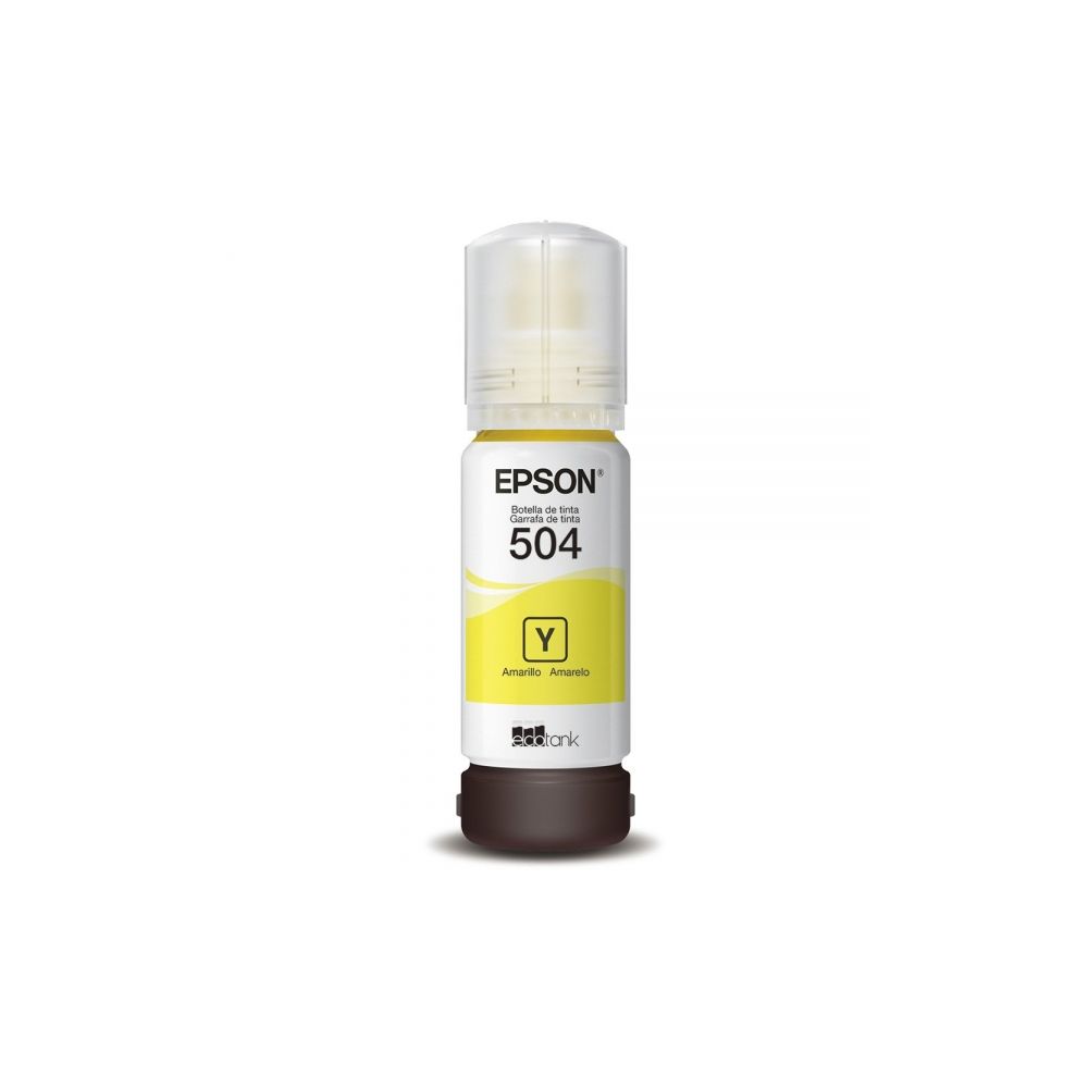 Garrafa de Tinta T504 Amarelo 70ml Original T504420 - Epson