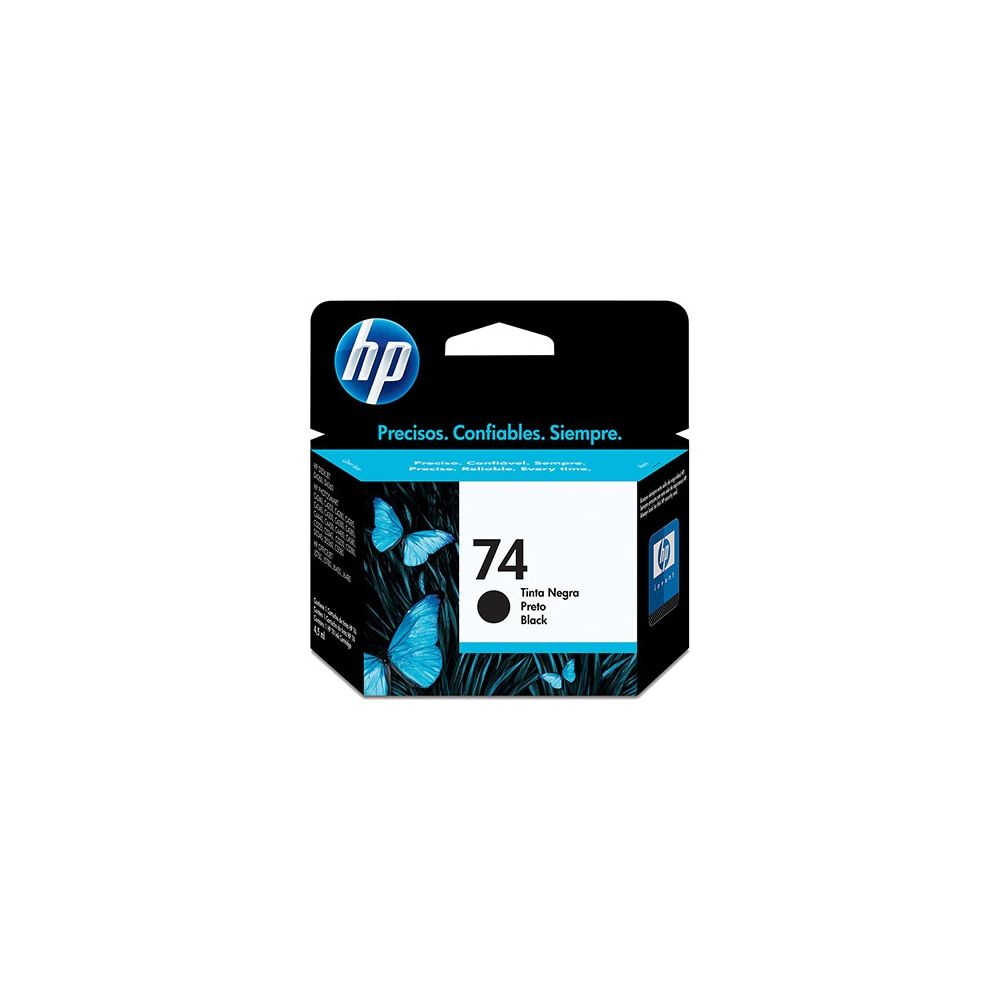 Cartucho de Tinta 5,5ml Original 74 Preto CB335WB - HP