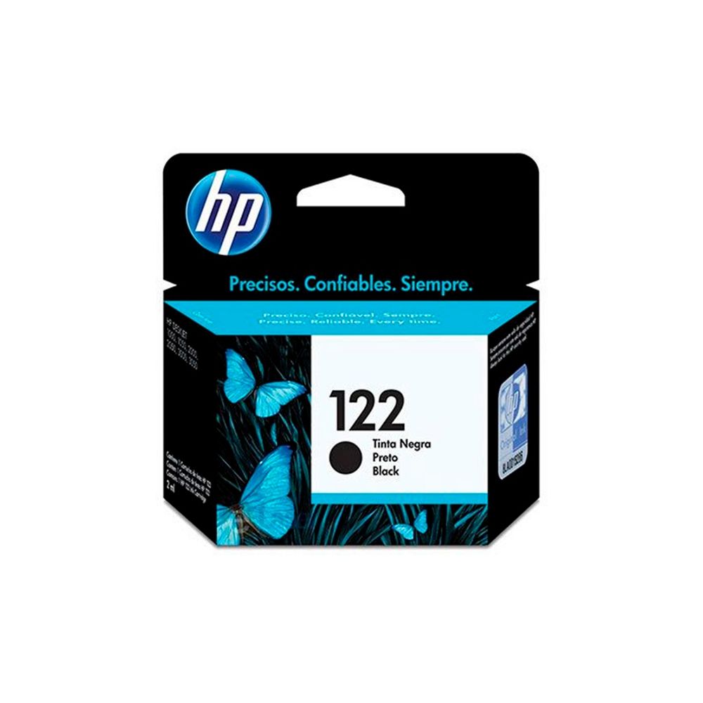 Cartucho De Tinta CH561HB 122 Original 2ml Preto - HP