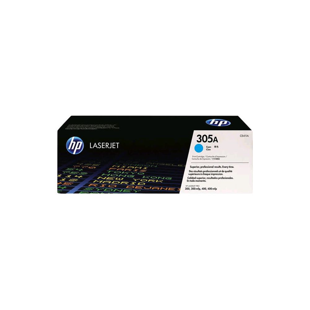 Toner Ce411A Ciano Original - HP