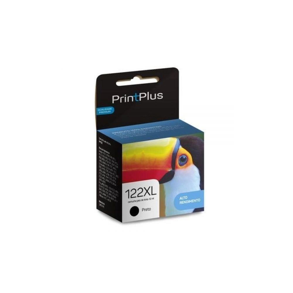 Cartucho Tinta Compatível 122Xl Preto 12ml - Printplus