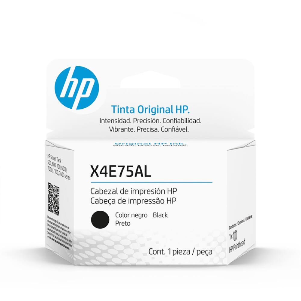 Cabeça de impressão Smart Tank X4E75AL Preto - HP