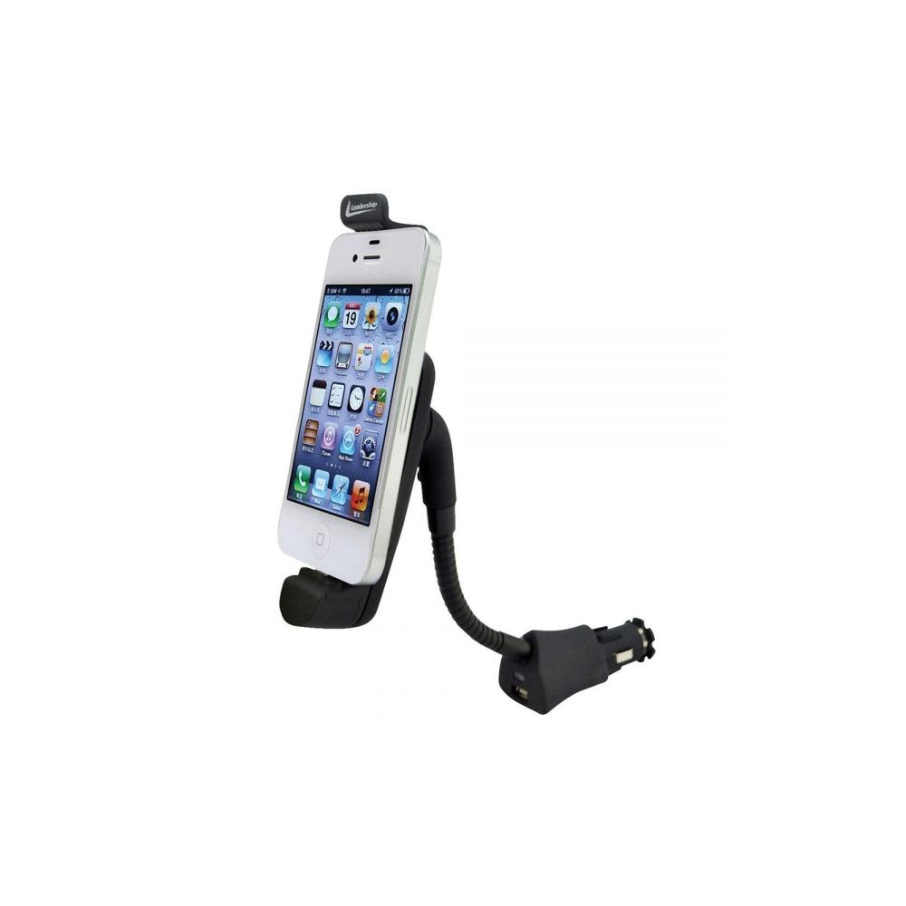 Suporte Veicular 12V  Carregador iPhone 5 - Leadership 