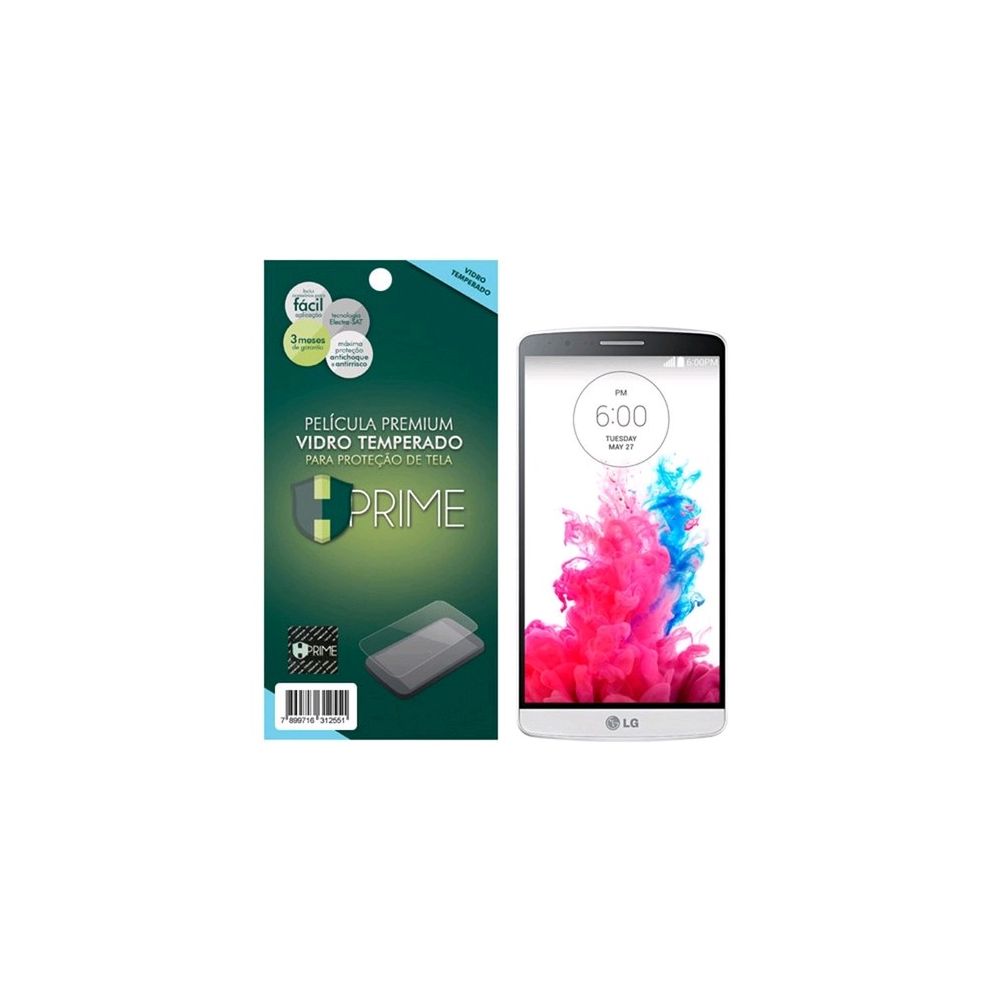 Película Premium de Vidro Temperado Hprime Para Lg G3 Transparente