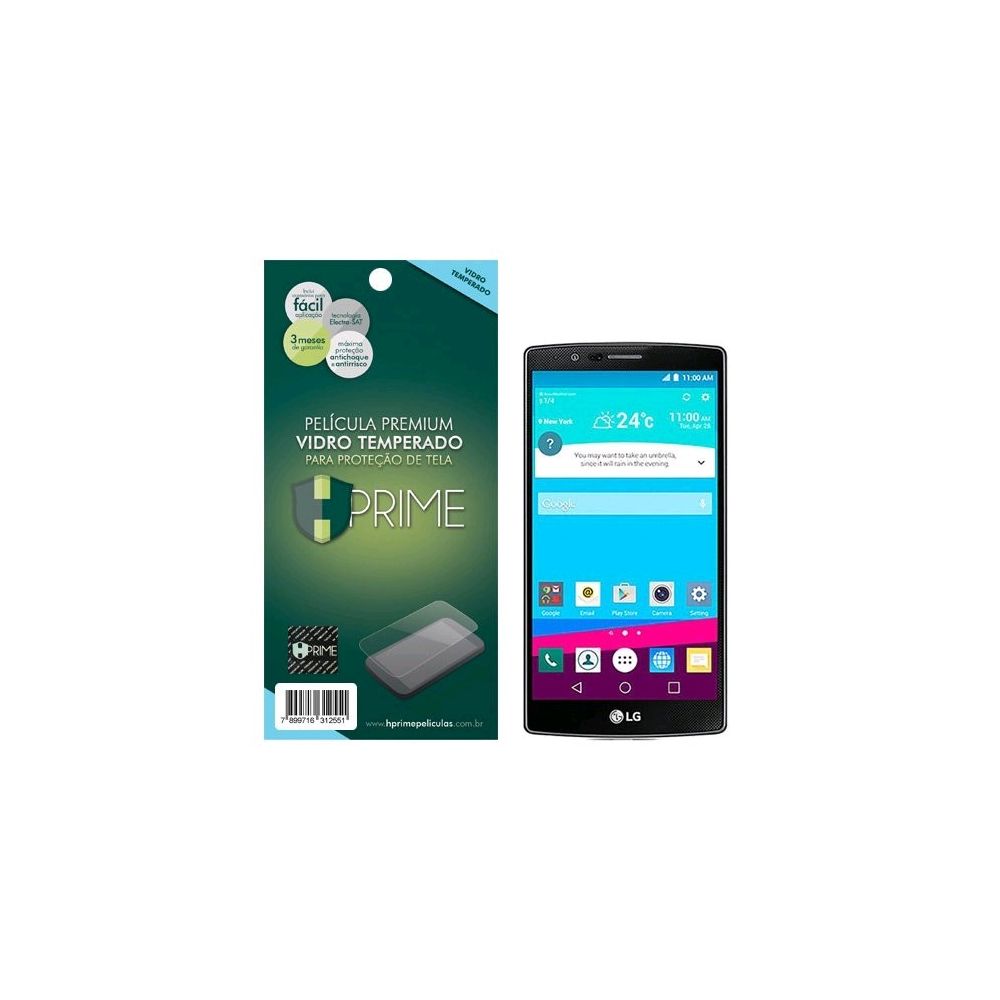 Película Premium de Vidro Temperado Hprime Para LG G4 Transparente