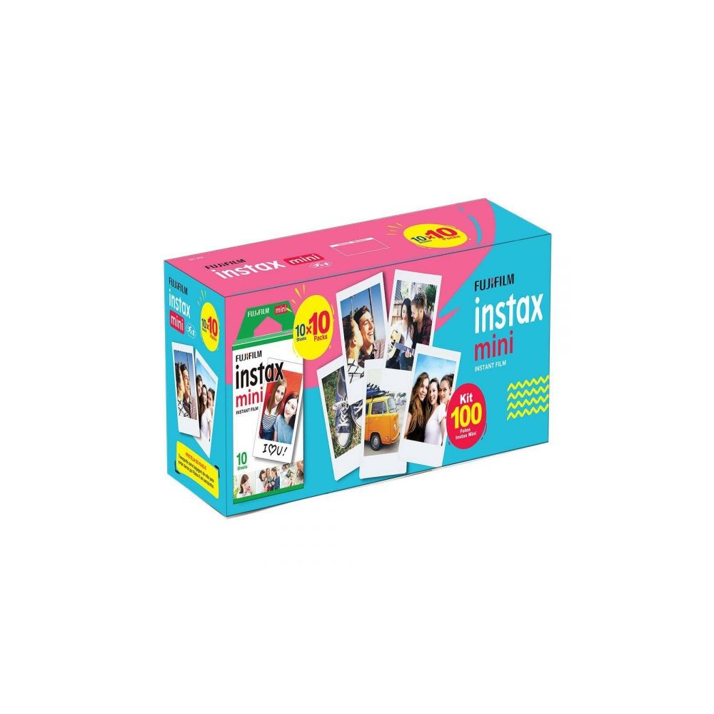 Filme Instantâneo Instax Mini Pack 100 Unidades - Fujifilm