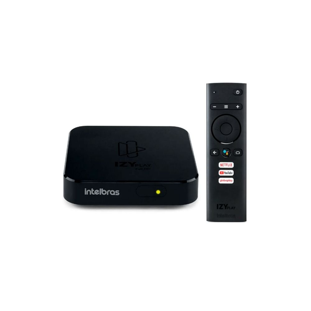 Smart Box Android TV IZY Play 4143011 - Intelbras