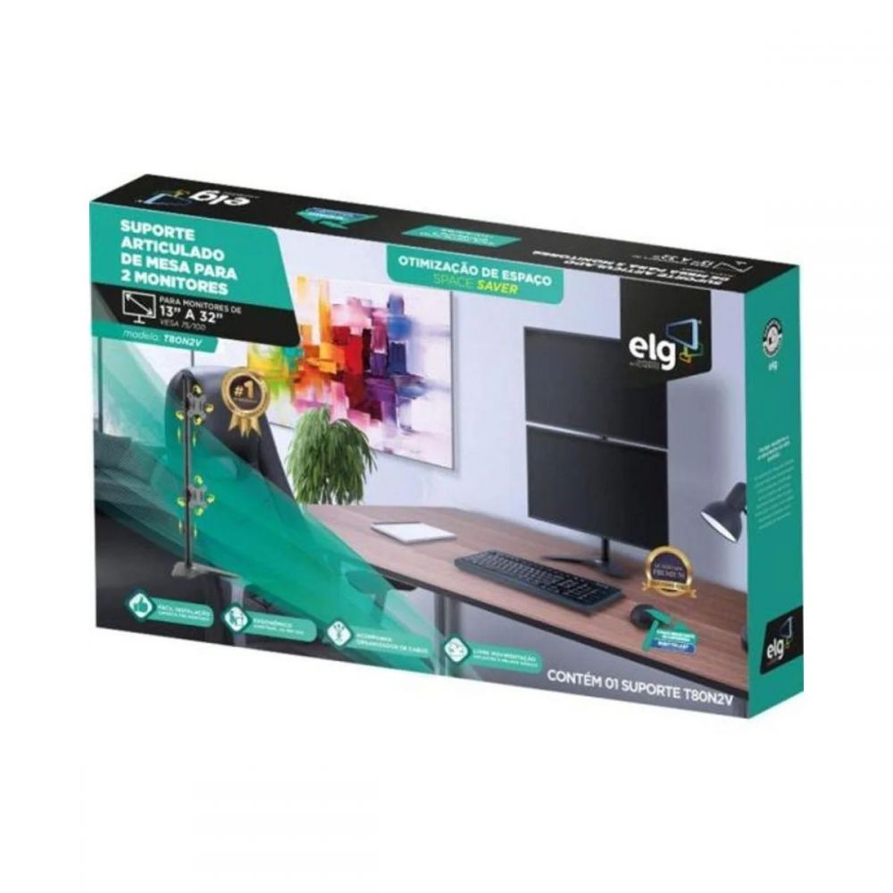 Suporte Torre Para Monitor Articulado 15-32