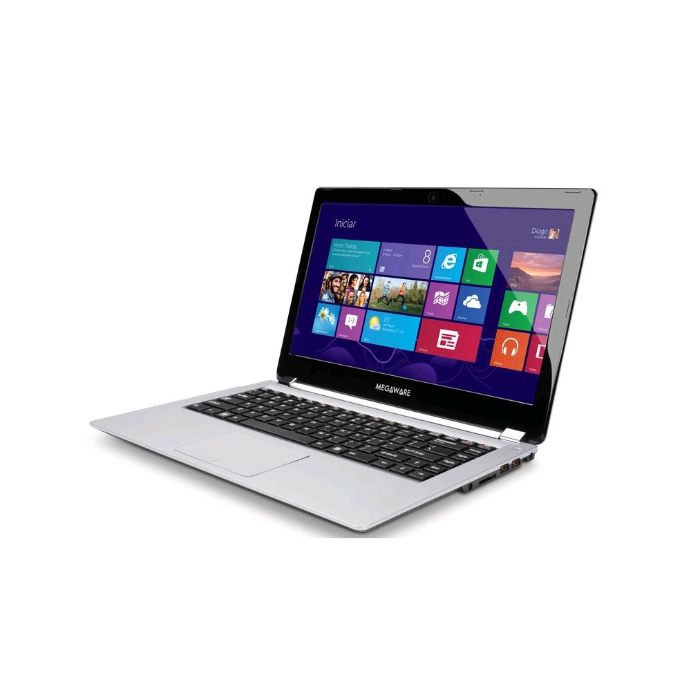 Ultrabook Megaware Horus com Intel Core i3 4GB 500GB + 32GB SSD LED 14