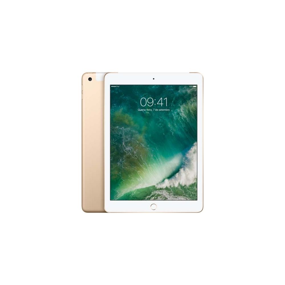 iPad 128GB Wi-Fi 4G Dourado MPG52BZ/A Apple