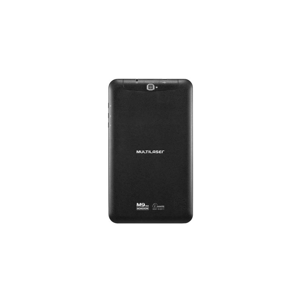 Tablet M9-3G Quad-Core 9´, 8GB, Bluetooth, Dual Chip, Câmera NB247 Preto -  Multilaser 