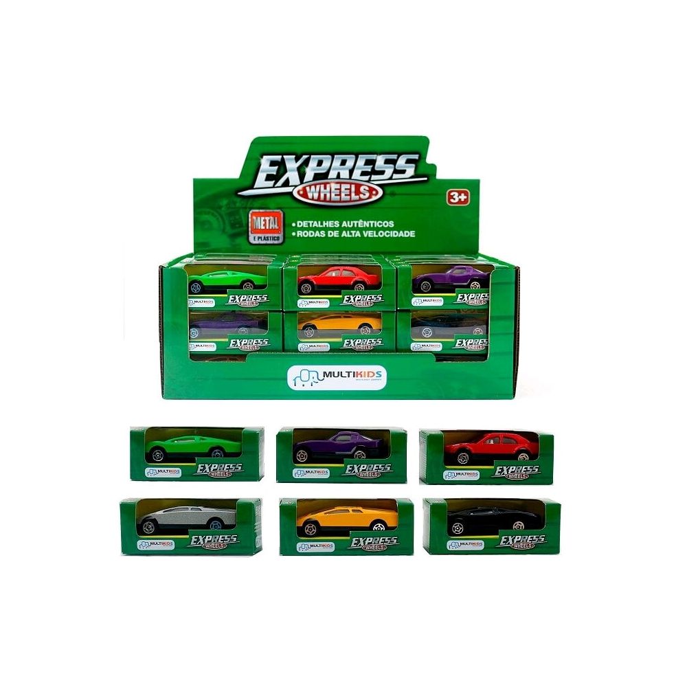 Carrinho Express Wheels Diversos BR191 - Multikids