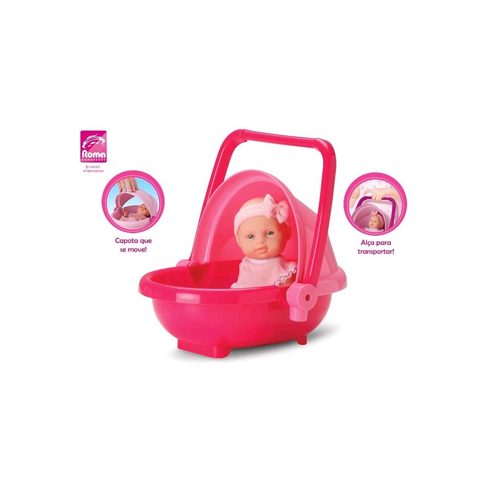 Micro Bebe Mania Bercinho Portátil/PK - Roma