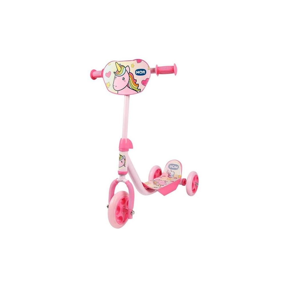 Patinete Infantil 3 Rodas Unicórnio Rosa - Mor