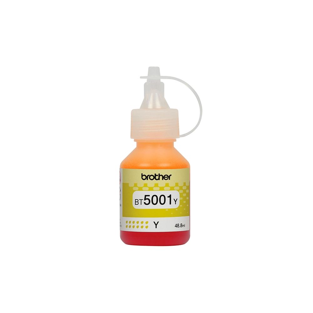 Refil de Tinta BT5001Y Amarelo 48,8ml - Brother