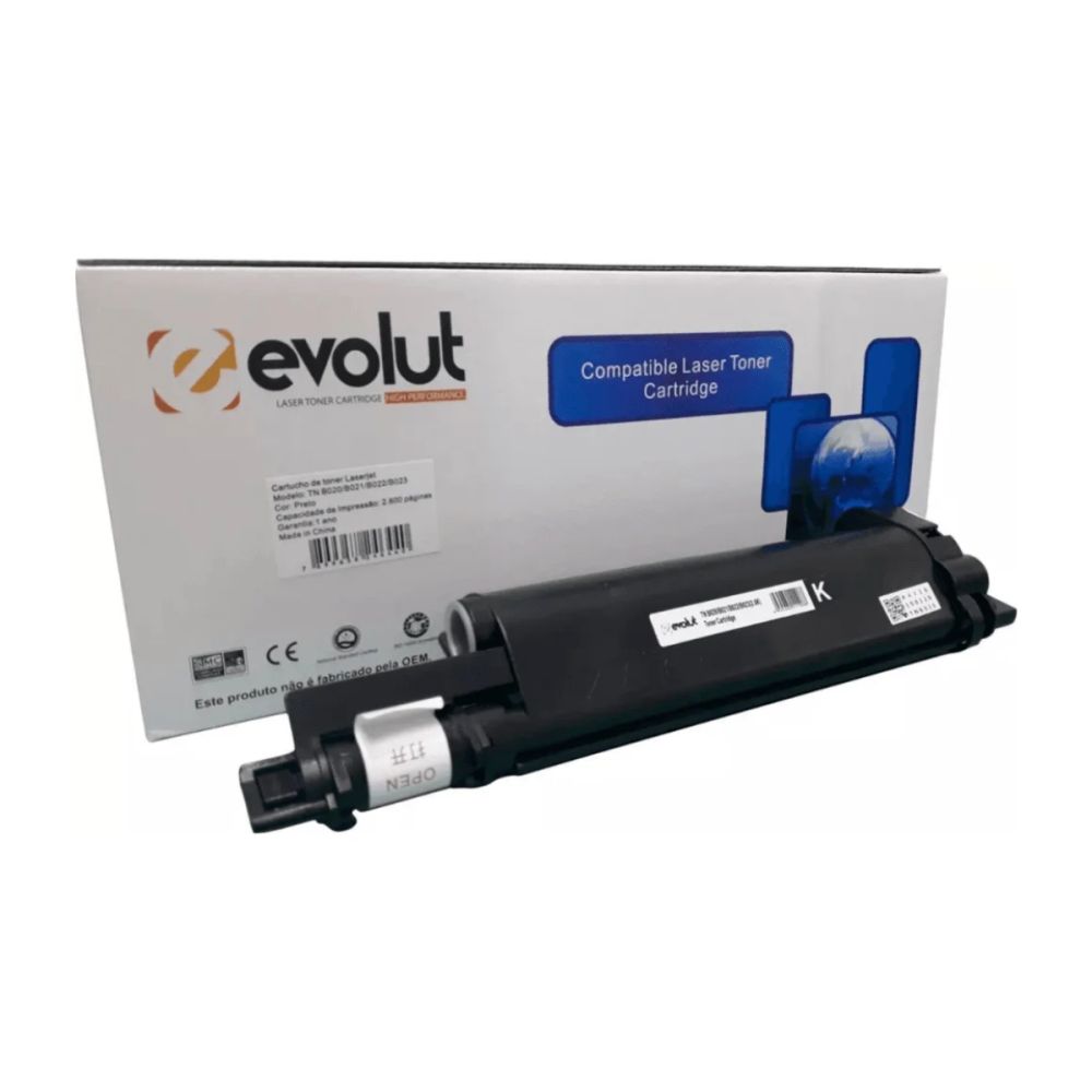 Toner Compatível Brother TNB021 – Evolut