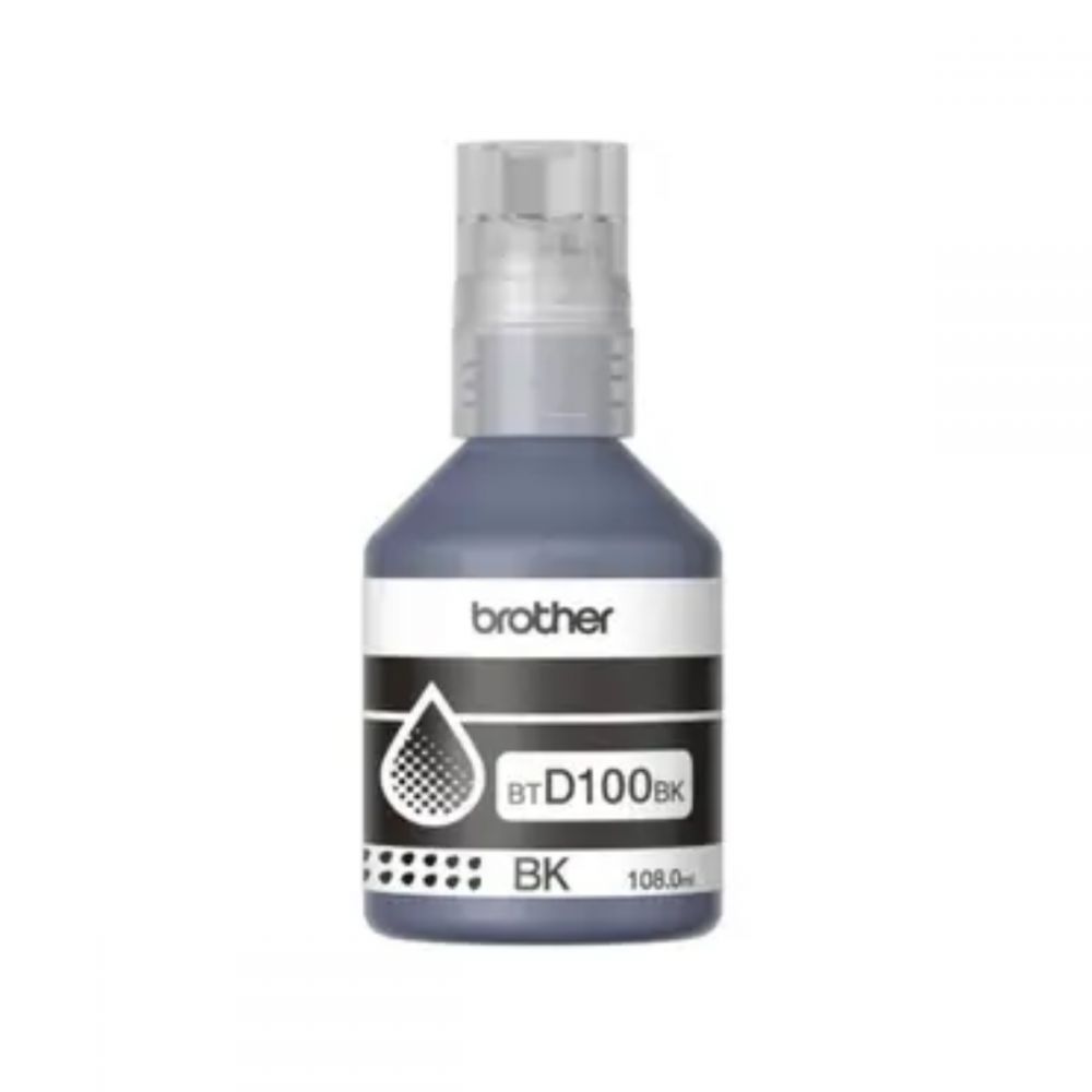 Refil De Tinta Btd100bk 108ml Preto - Brother