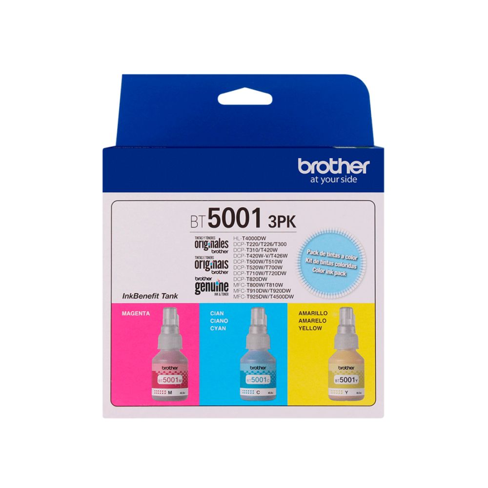 Kit 3 Garrafas de Tinta BT50013PK - Brother