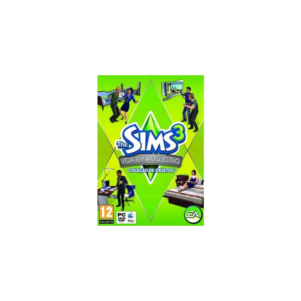 The Sims 3 - Vida em Alto Estilo Pacote Expansão DVD-ROM - Eletronic Arts