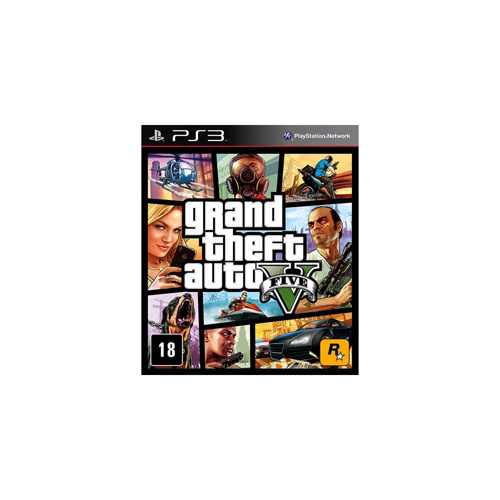 Game Grand Theft Auto V para PS3 - Ecogames