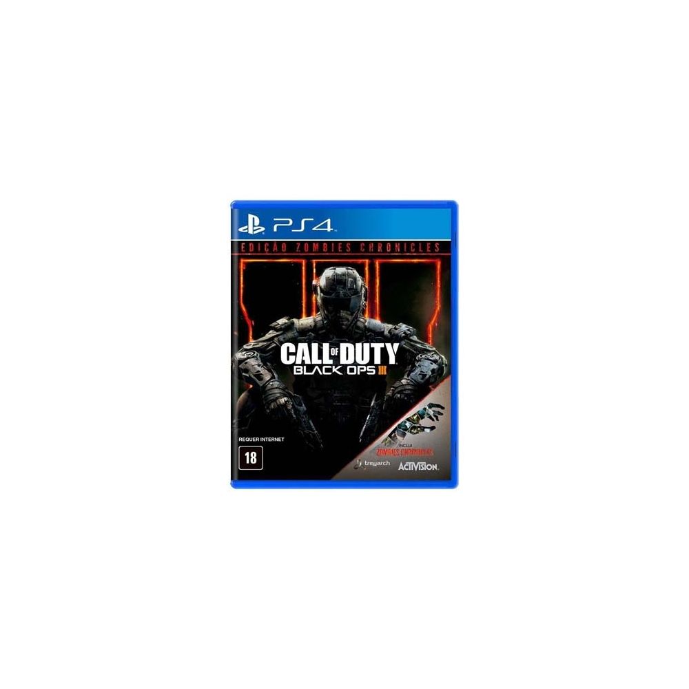 Game Call Of Duty Black Ops III Zombies Chronicles - PS4