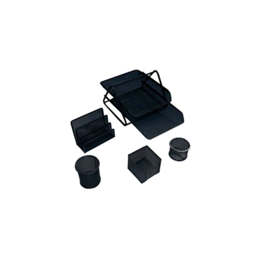 Conjunto para Mesa Presidente Aramado Mod.6014 Preto - ACP