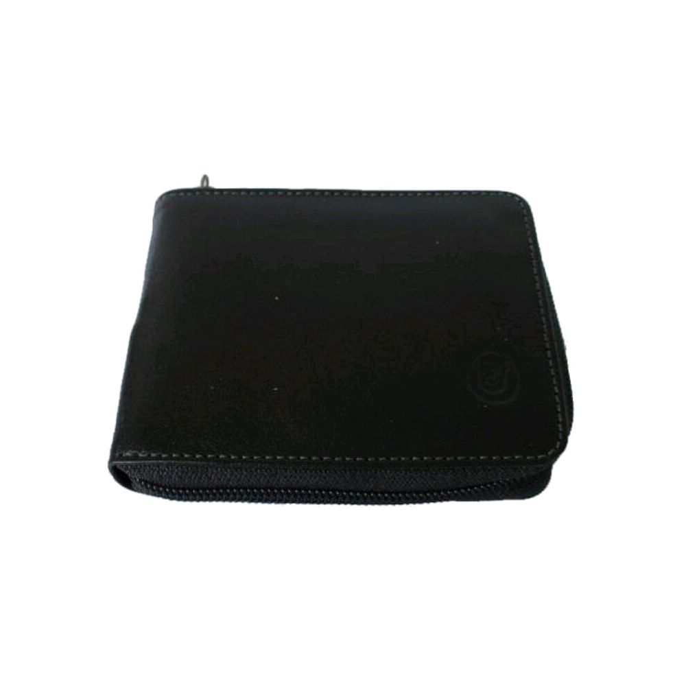 Carteira Masculina Couro Ziper Mod.472 Café - Coramella