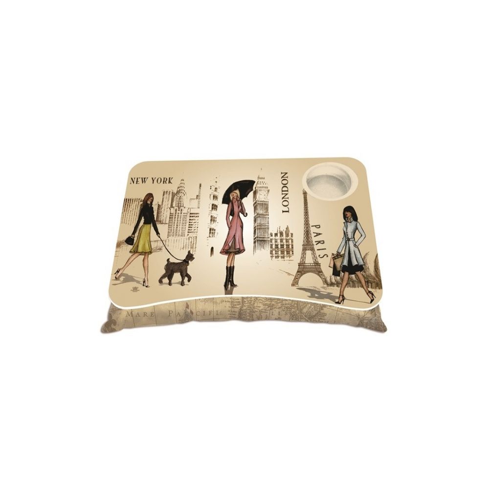 Bandeja de Colo com Porta Copo Viagens 13X30X39 - Zenir