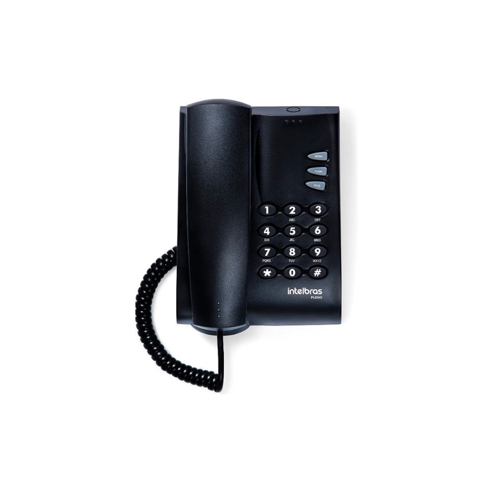 Telefone com Fio Pleno Preto 4080051 - Intelbras