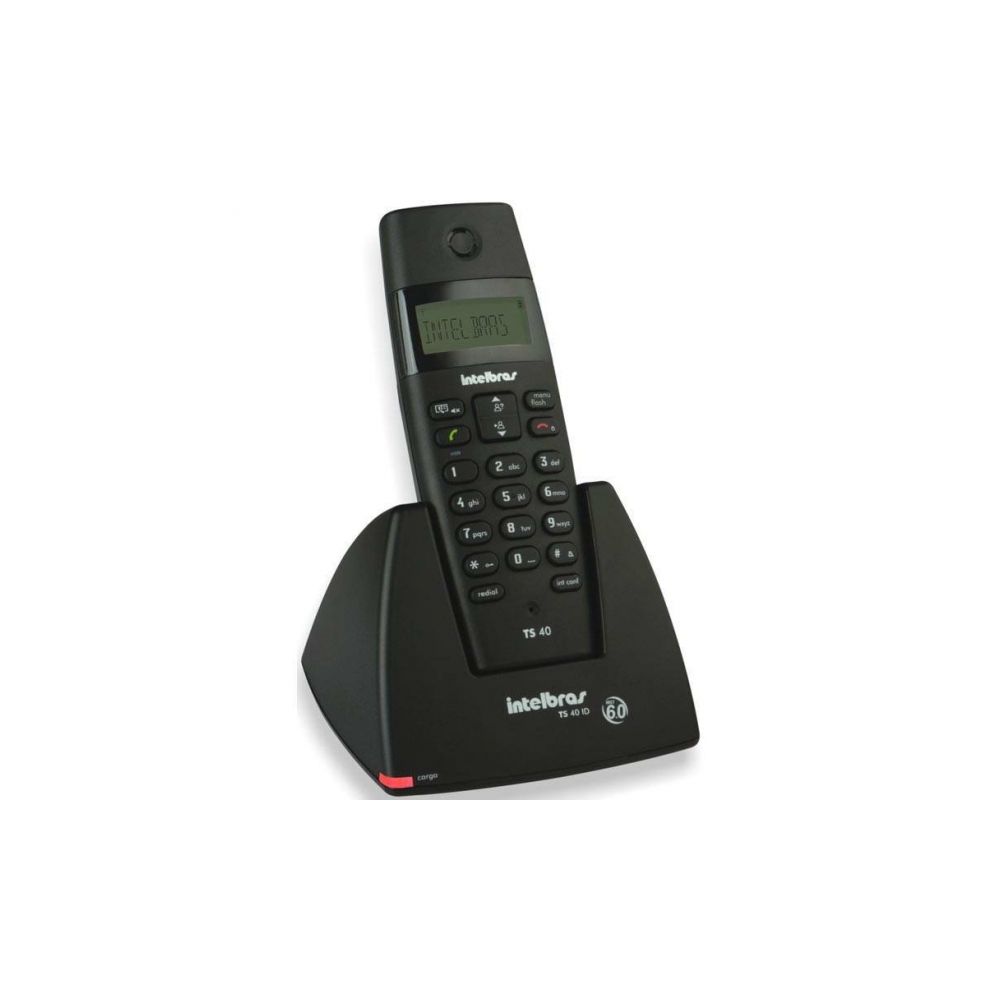 Telefone sem Fio TS40 Dect 6.0, 1.9GHz, Preto - Intelbras 