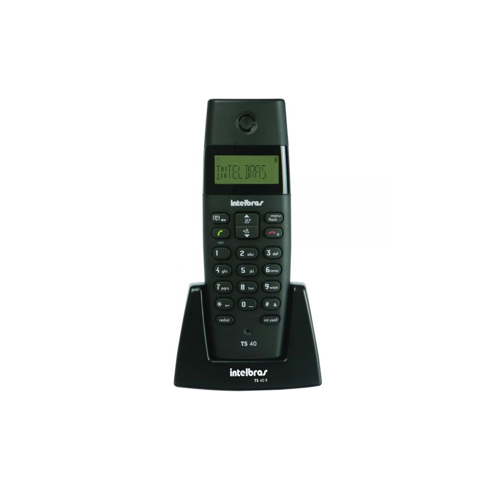 Telefone sem Fio TS40R Dect 6.0, 1.9GHz, Preto - Intelbras