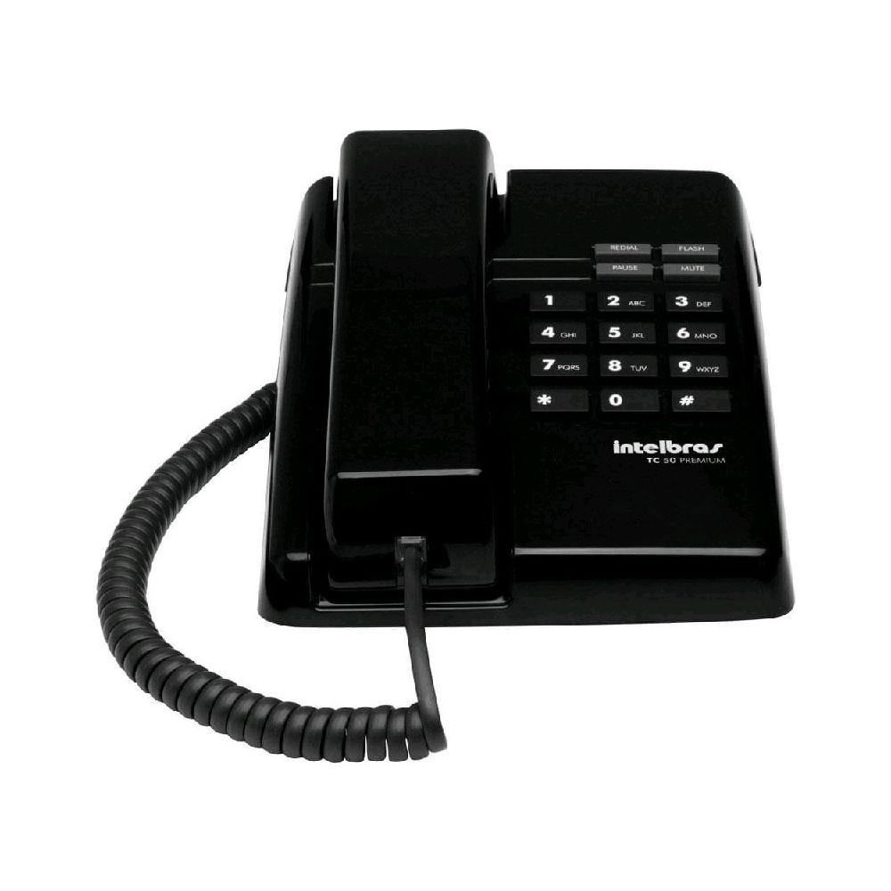 Telefone com Fio TC50 Premium Preto 4080086 - Intelbras