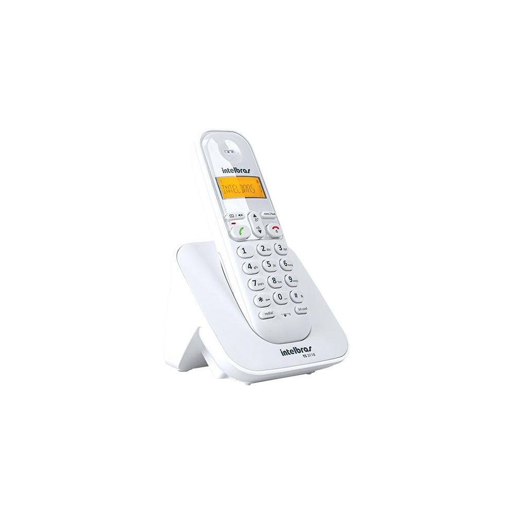 Telefone Sem Fio TS 3110 Branco Dect 6.0 - Intelbras 